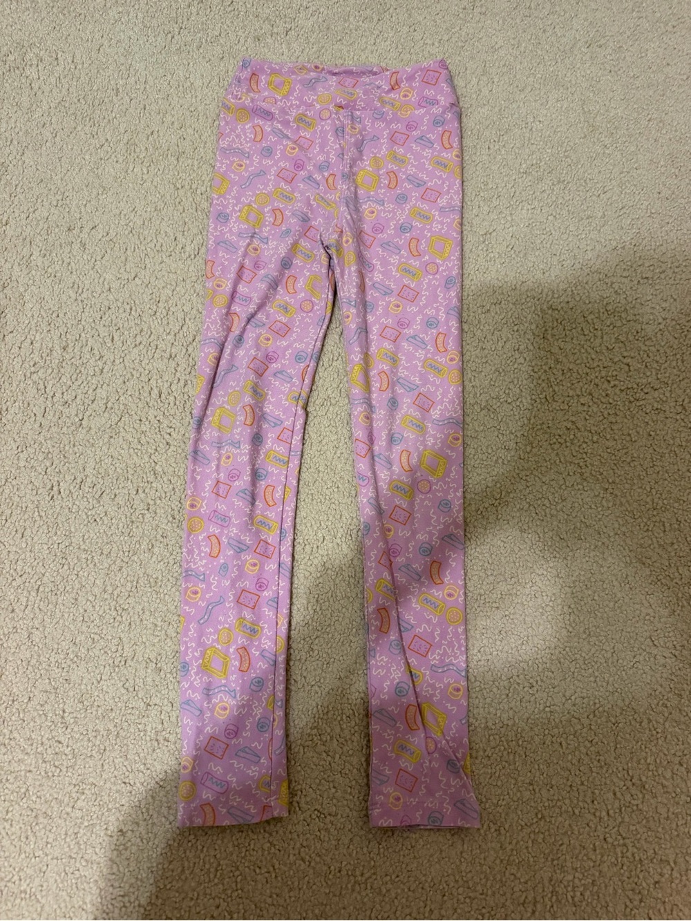 Kids L/ XL LuLaRoe LLR Abstract Geometric Print Legging